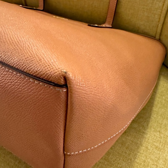 Coach Tote — Beautiful Peachish-Tan Color - Picture 7 of 12